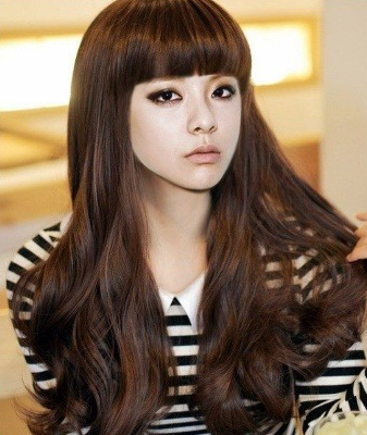 엠버의 긴머리/화장 합성사진. 누구 눈에 이쁘려고? 그래서, '누구 눈'에 이쁘려고?