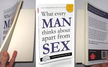 베스트셀러 '남자는 섹스 외에 무엇을 생각하는가?'내용은 모두 백지(…)