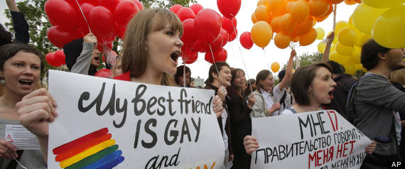 Russia Gay Rally