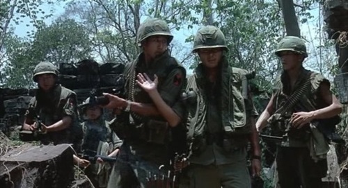(베트남 전쟁의 장면. 사진은 영화 [알 포인트]의 한 장면)