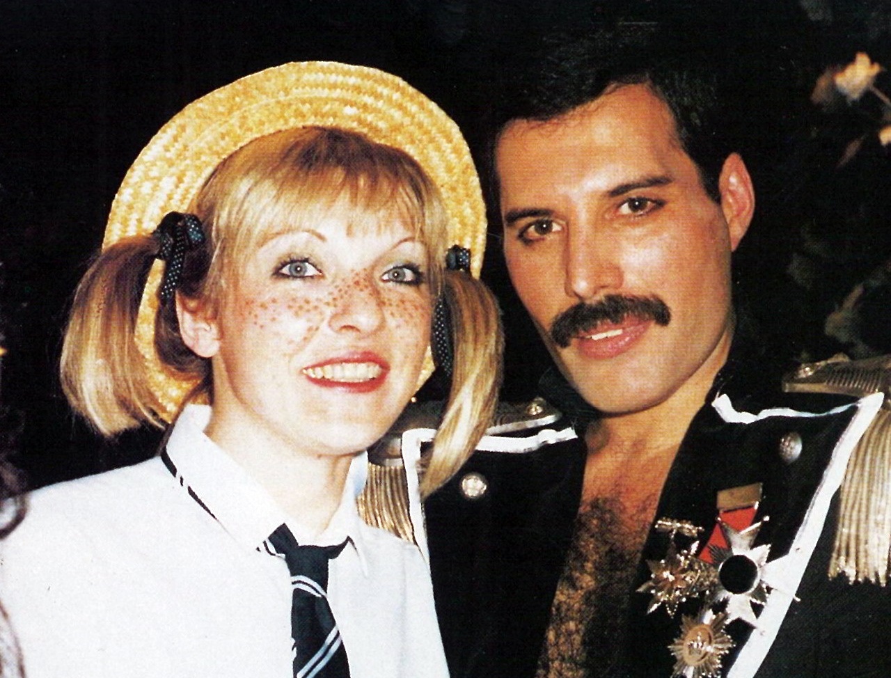 freddie-with-mary-austin-at-39th-birthday-party