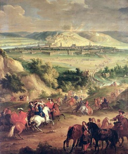 (1692년 6월 지금의 벨기에 지방인 나뮈르 Namur 포위전입니다. 이 전투도 9년 전쟁의 일환이었고, 프랑스 측에서는 루이 14세와 함께 공성전의 대가인 보방 Vauban도 직접 참여했었습니다.)