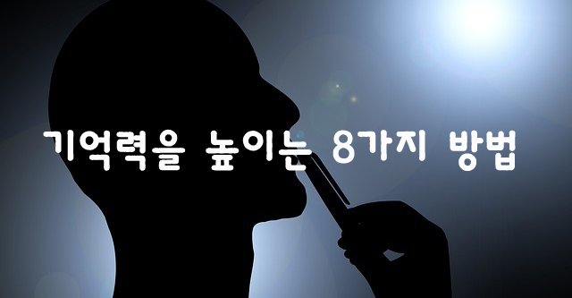 기억력좋아지는 확실한 방법을 6