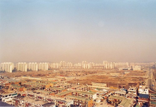목동중심축 개발 전 오목교역 주변의 모습 출처: 양천구청 사이버홍보관