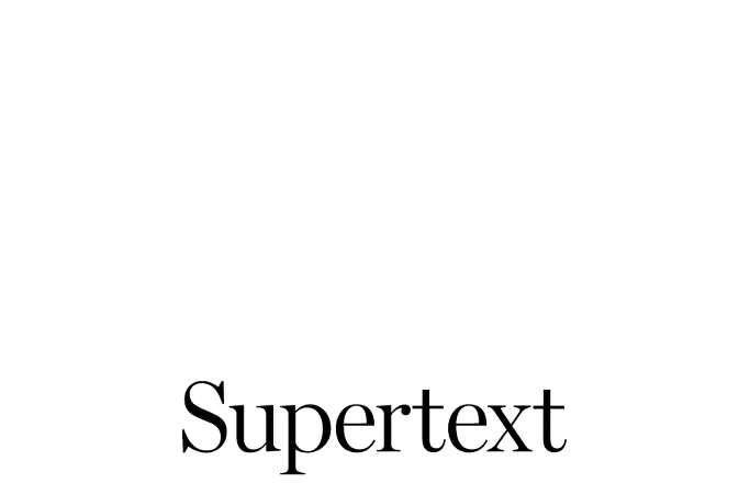 2013년 ‘Supertext’